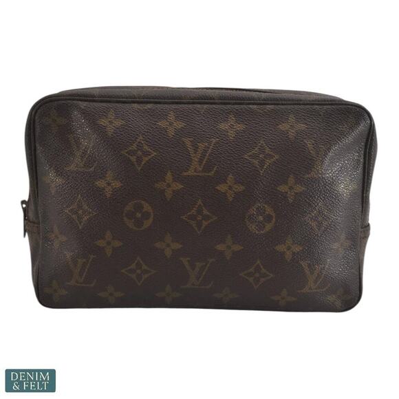 Louis Vuitton Monogram Toiletry Pouch 26 Vintage LV Cosmetic Makeup Travel Bag - Picture 2 of 16